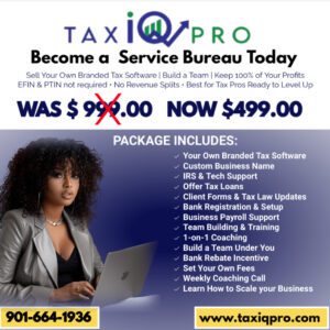 Tax IQ Pro- Business Plan (Co-Branding and Reselling)